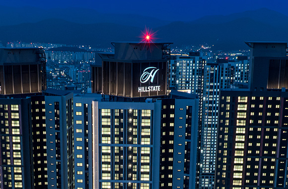 힐스테이트 가야 야경